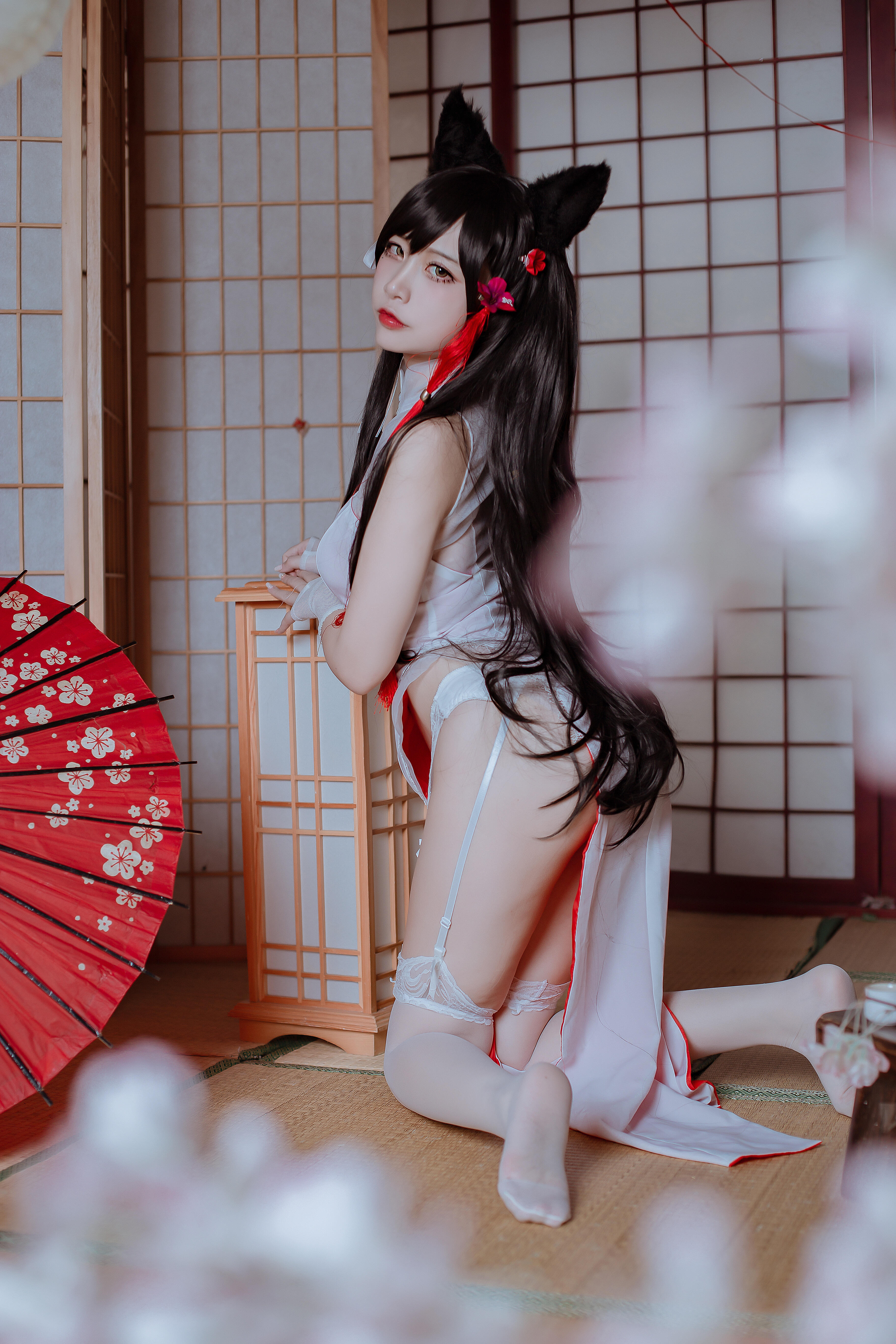[cos写真] 二佐Nisa - 犬之眷 碧蓝航线 爱宕 旗袍