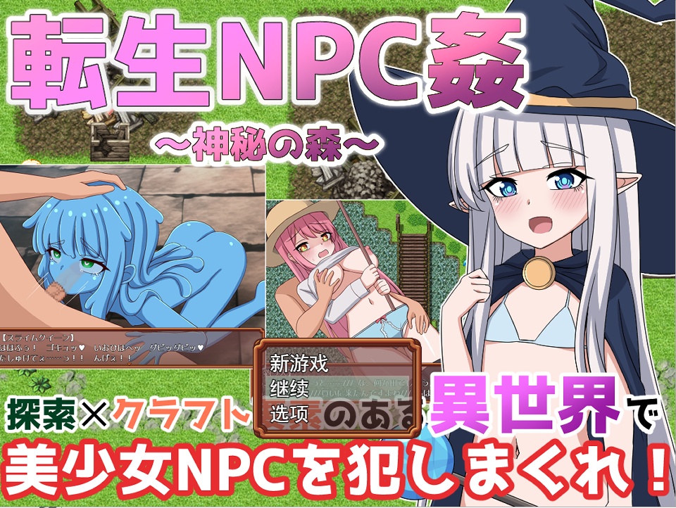 [日系RPG/汉化/PC+安卓] 轮回NPC奸 神秘之森 転生NPC姦~神秘の森汉化版 [1.4G]